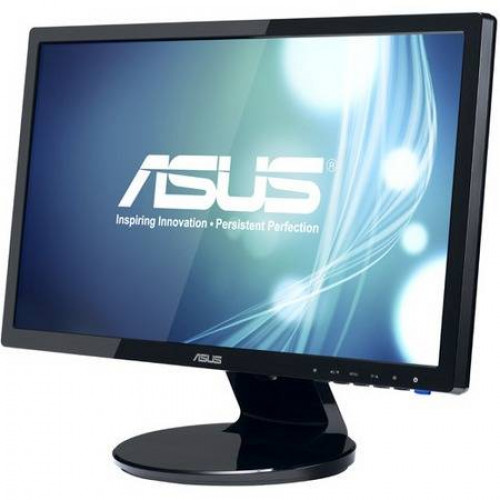 МОНИТОР 19" ASUS VE198S glossy-black (LED, LCD, Wide,1400 x900, 5 ms, 170°/160°, 250 cd/m, 10`000`000:1, MM)